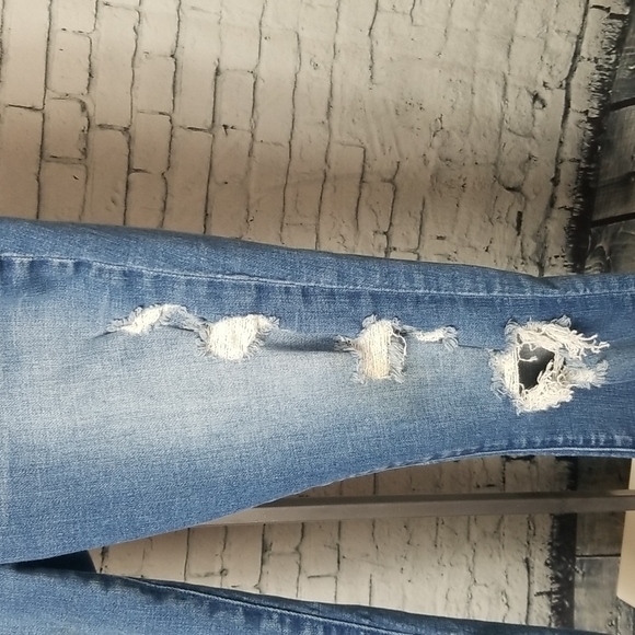 Abercrombie & Fitch Harper SZ 2R / 26 Low Rise Skinny Distressed Ankle Jean - Picture 4 of 16